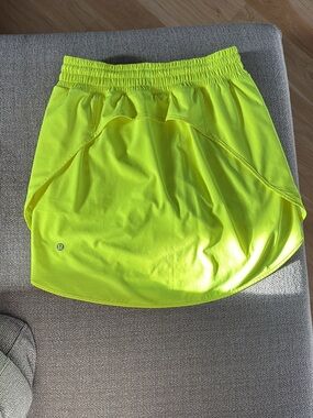 Lululemon Neon Yellow Athletic Skort
